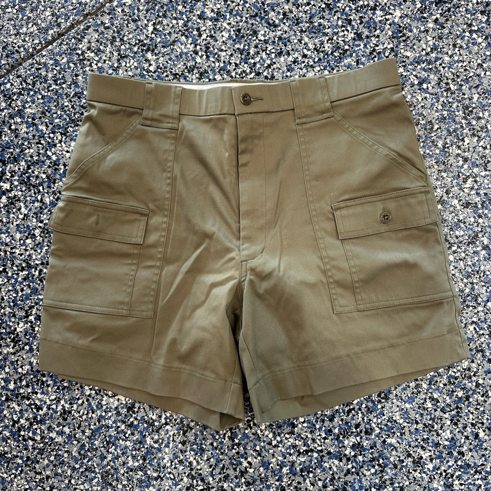 Sportif Men's Olive Green Cargo Shorts